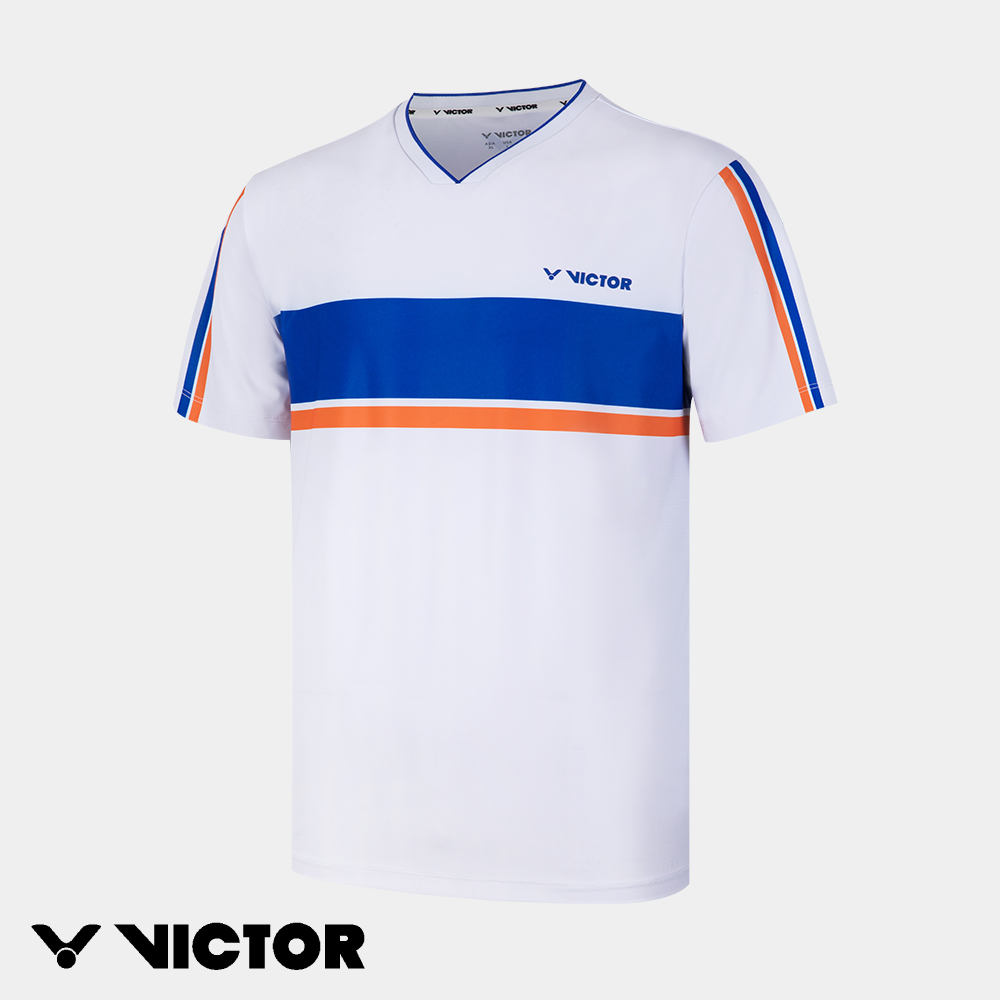 VICTOR 勝利體育 韓風版羽球服飾 針織T恤 中性款 (T-2601CLS A/漂白)