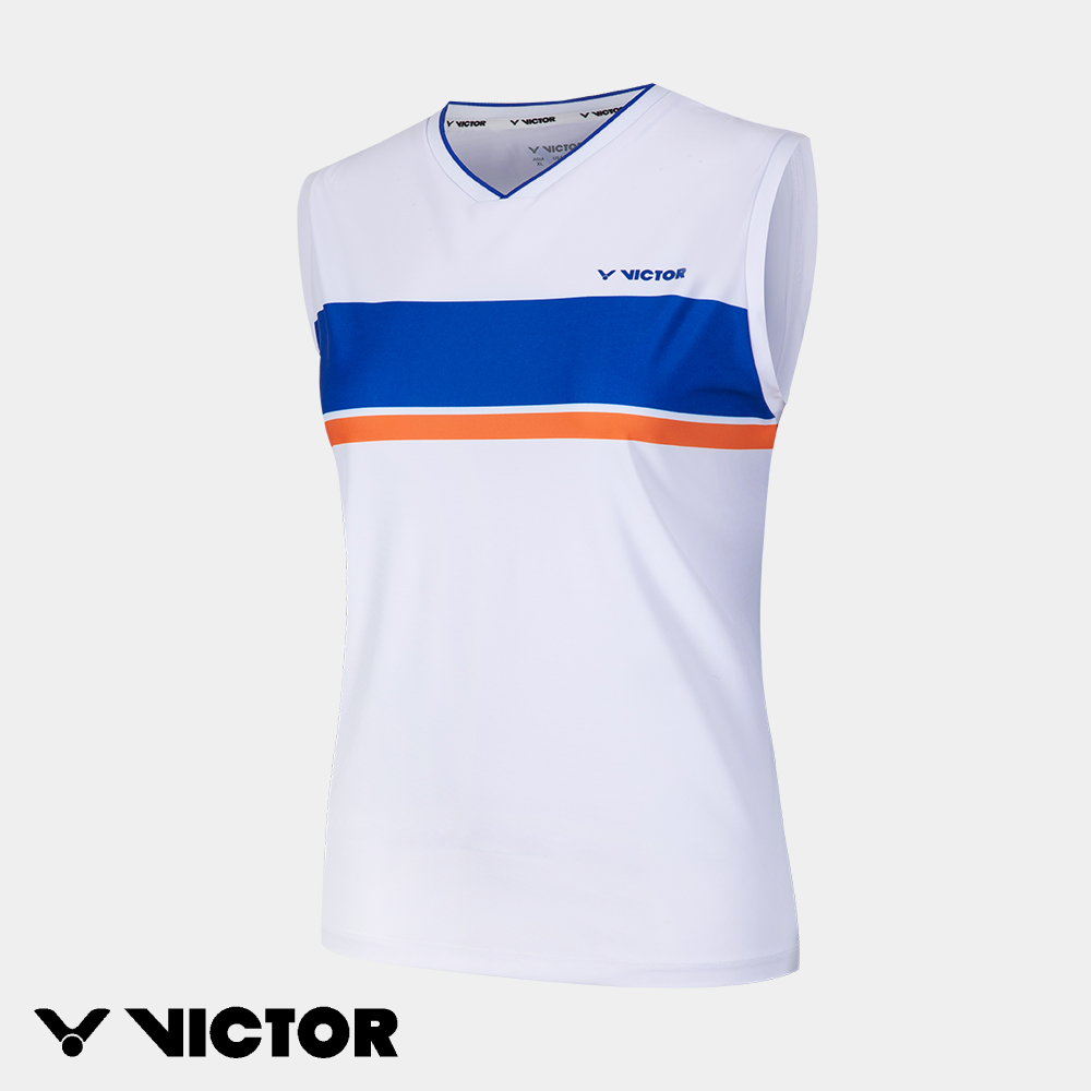 VICTOR 勝利體育 韓風版羽球服飾 針織背心 女款 (T-2604CLS A 白)