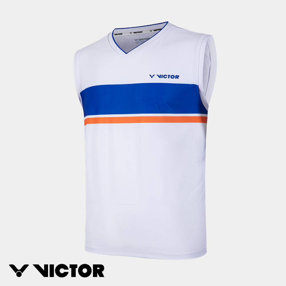 VICTOR 勝利體育 韓風版羽球服飾 針織背心 中性款 (T-2603CLS A 白)
