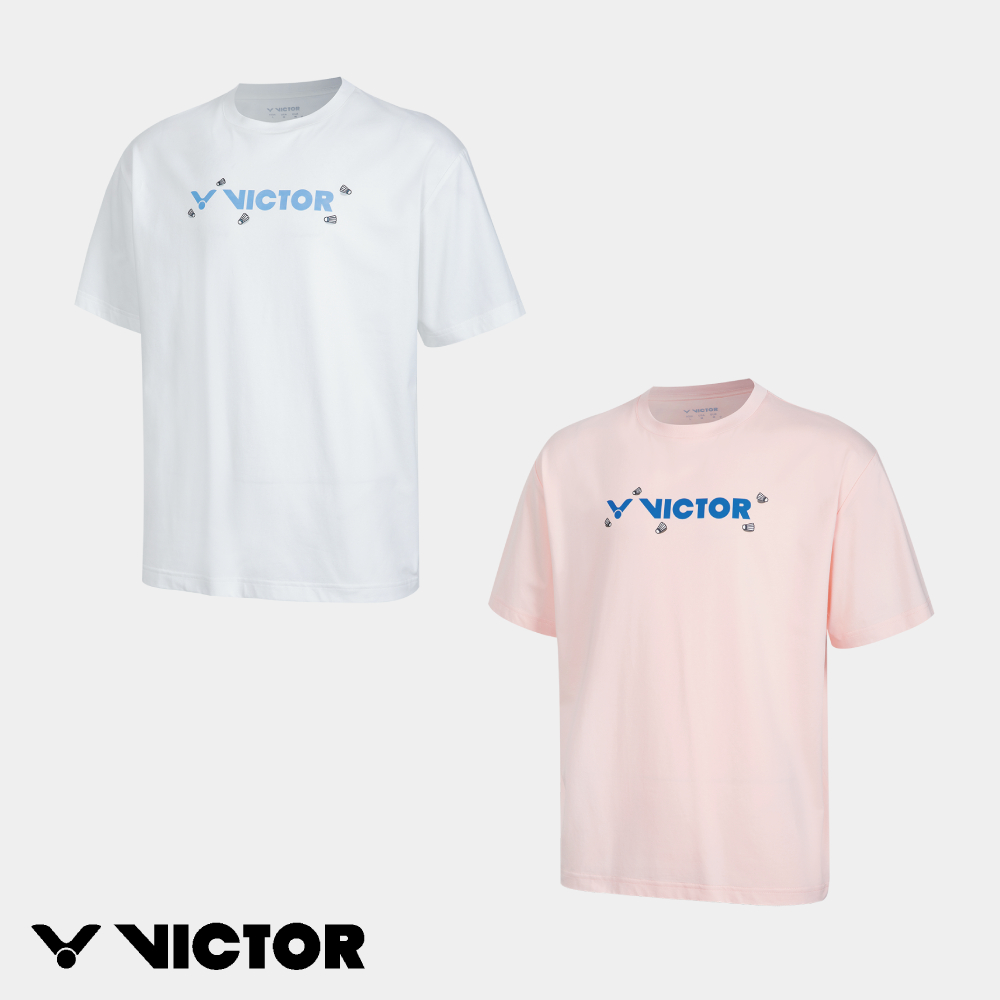 VICTOR 勝利體育 針織T-shirt T-60035 A/牛奶白 I/珍珠粉