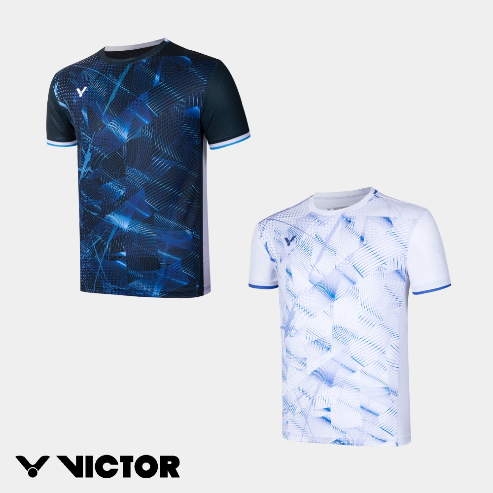 VICTOR 勝利體育 針織賽服T-shirt 中性款 T-2601 A/白 C/黑