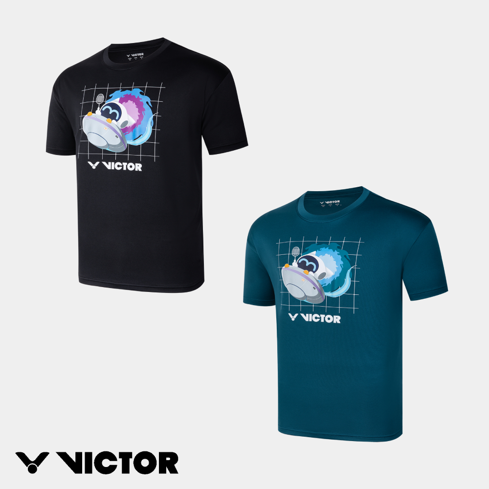 VICTOR 勝利體育 飛碟精靈 T-shirt 中性 T-2603 B/漿果藍 C/黑