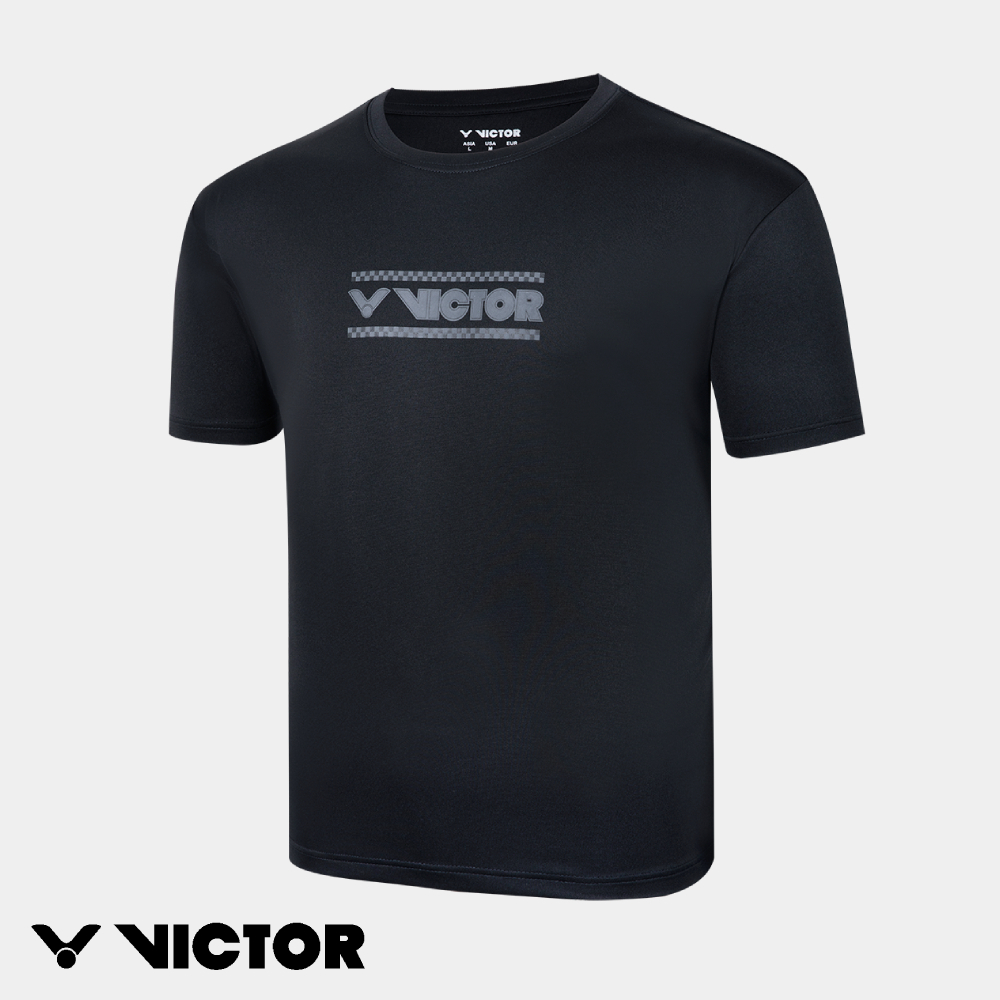 VICTOR 勝利體育 賽車跑道 T-Shirt T-2614 C/黑