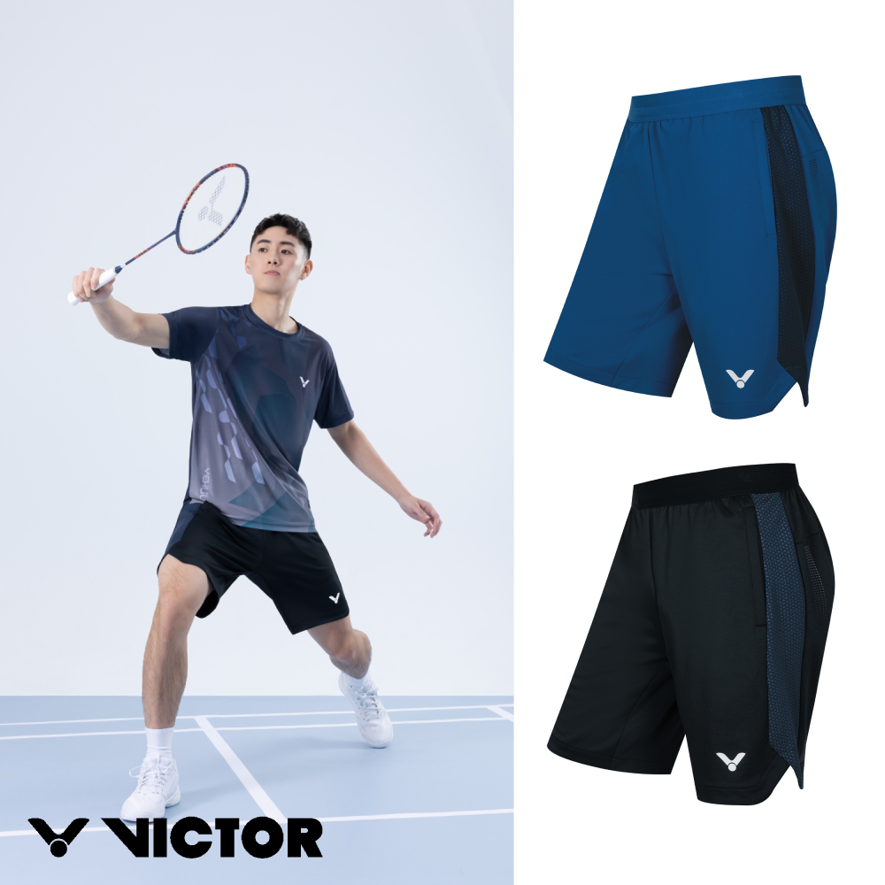 VICTOR 勝利體育 針織運動短褲 中性款 R-55200 B/銀河藍 C/黑