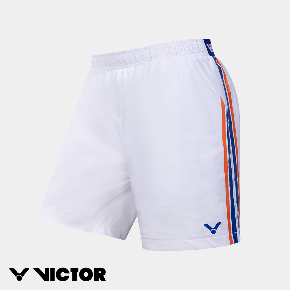 VICTOR 勝利體育 韓風版羽球服飾 針織運動短褲 中性款 (R-2605CLS A 白)