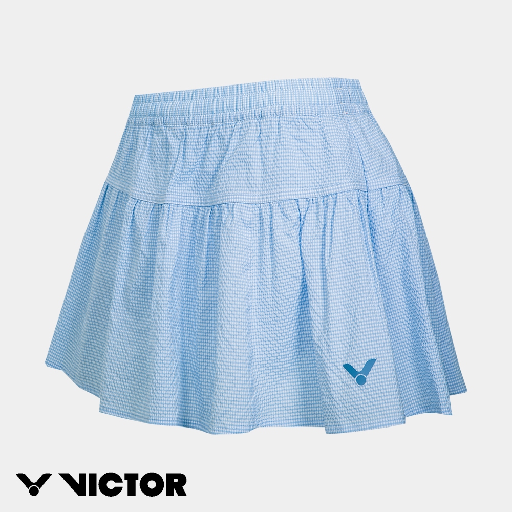 VICTOR 勝利體育 梭織運動短裙 女款 K-61303 AF/白藍
