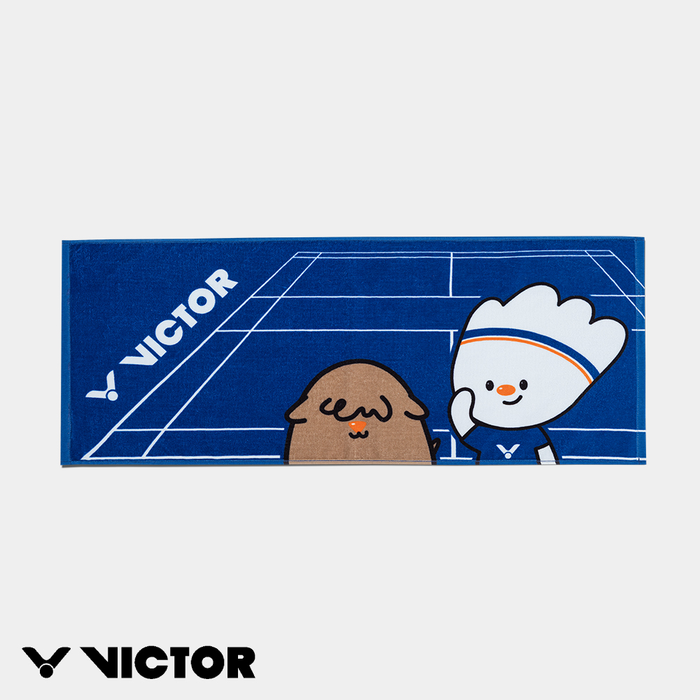 VICTOR 勝利體育 吉祥物系列運動毛巾 TW2602WAC F/石英藍