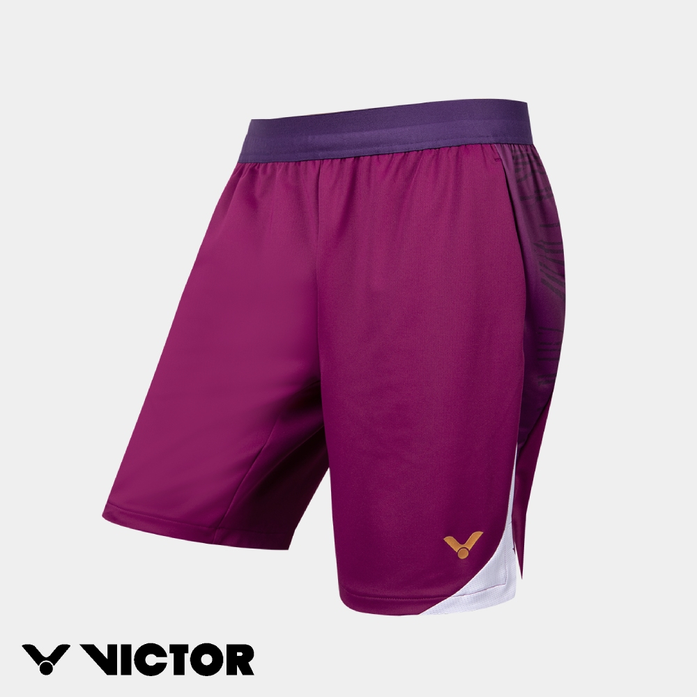 VICTOR 勝利體育 李梓嘉專屬短褲 中性 R-65201 J/凝夜紫