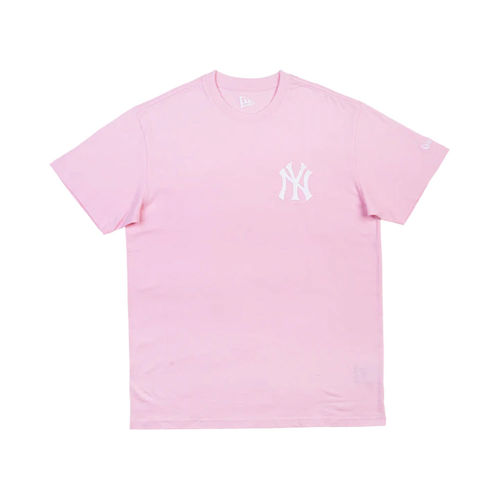 NEW ERA 短袖Tee ESSENTIAL 紐約洋基 粉-NE12849116