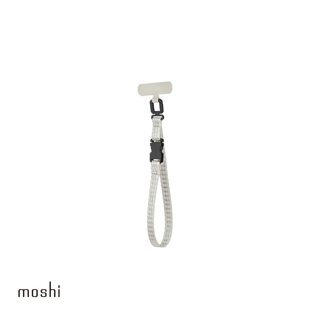 Moshi 摩仕 二合一背帶/手腕帶-迷霧白