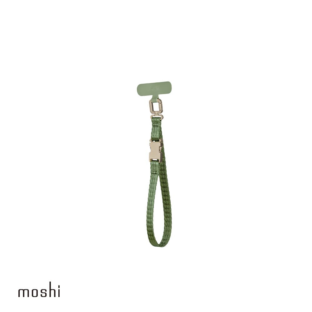 Moshi 摩仕 二合一背帶/手腕帶-豔陽綠