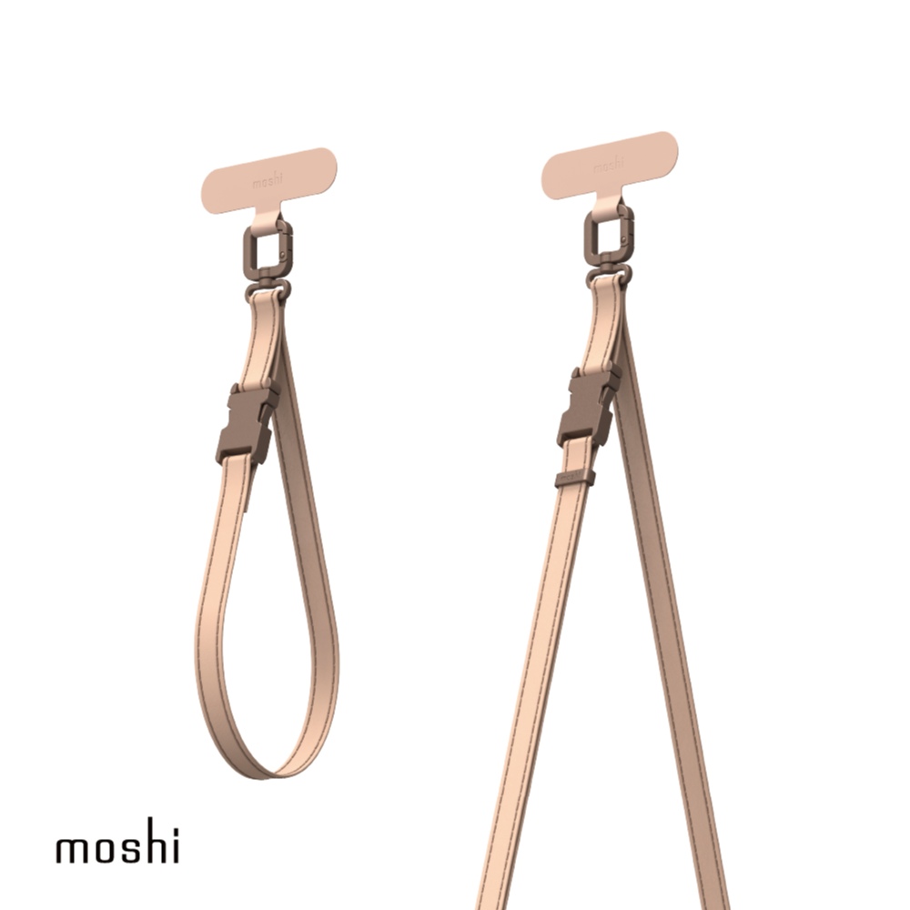 Moshi 摩仕 二合一背帶/手腕帶 - 奶茶棕