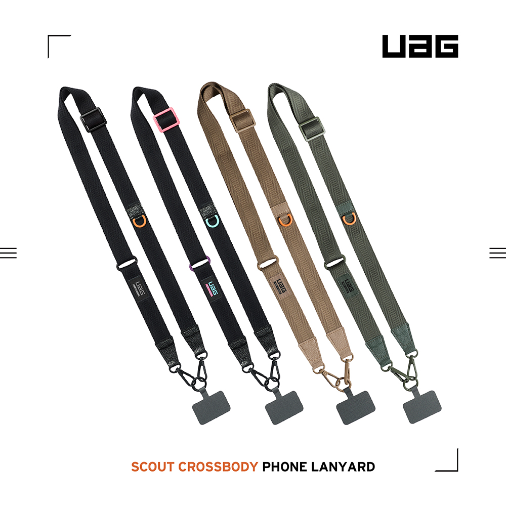 UAG 極簡機能可調式背帶掛繩25mm (手機掛繩 手機背帶)