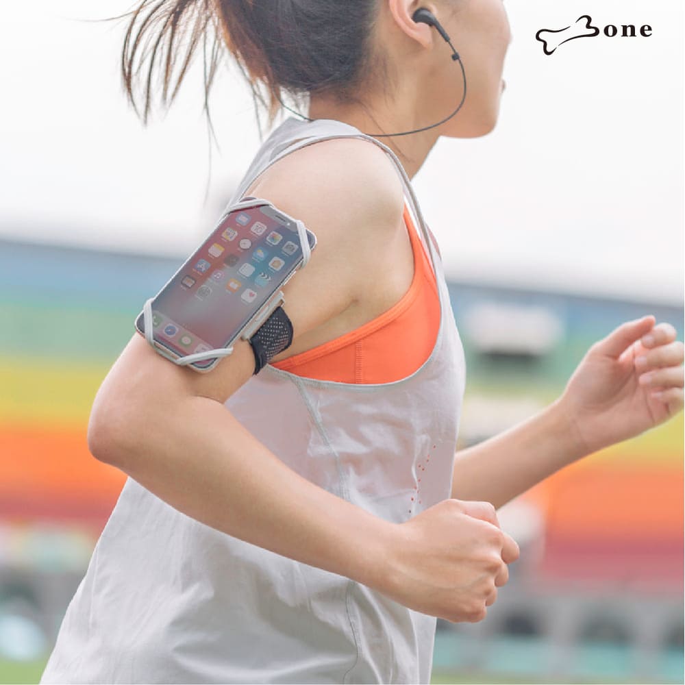 Bone 蹦克 / 跑步手機綁-套組 (全尺寸 可調快拆式 運動 綁帶 手臂套)