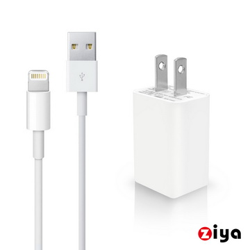 ZIYA] Apple iPhone 手機專用充電器-附Apple Lightning 充電線- PChome