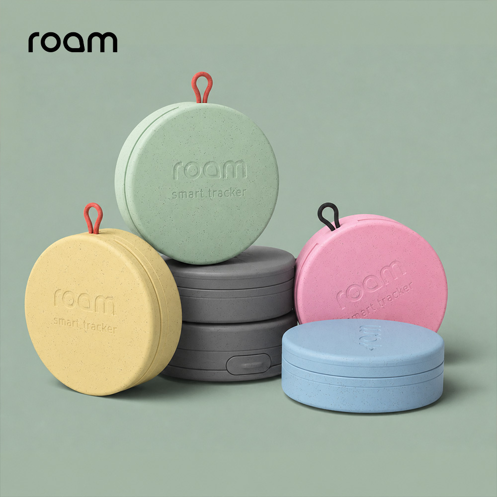 Roam 智慧防丟安心扣 防丟器 (兼容蘋果 Apple Find My 和 安卓 Google Android Find Hub)