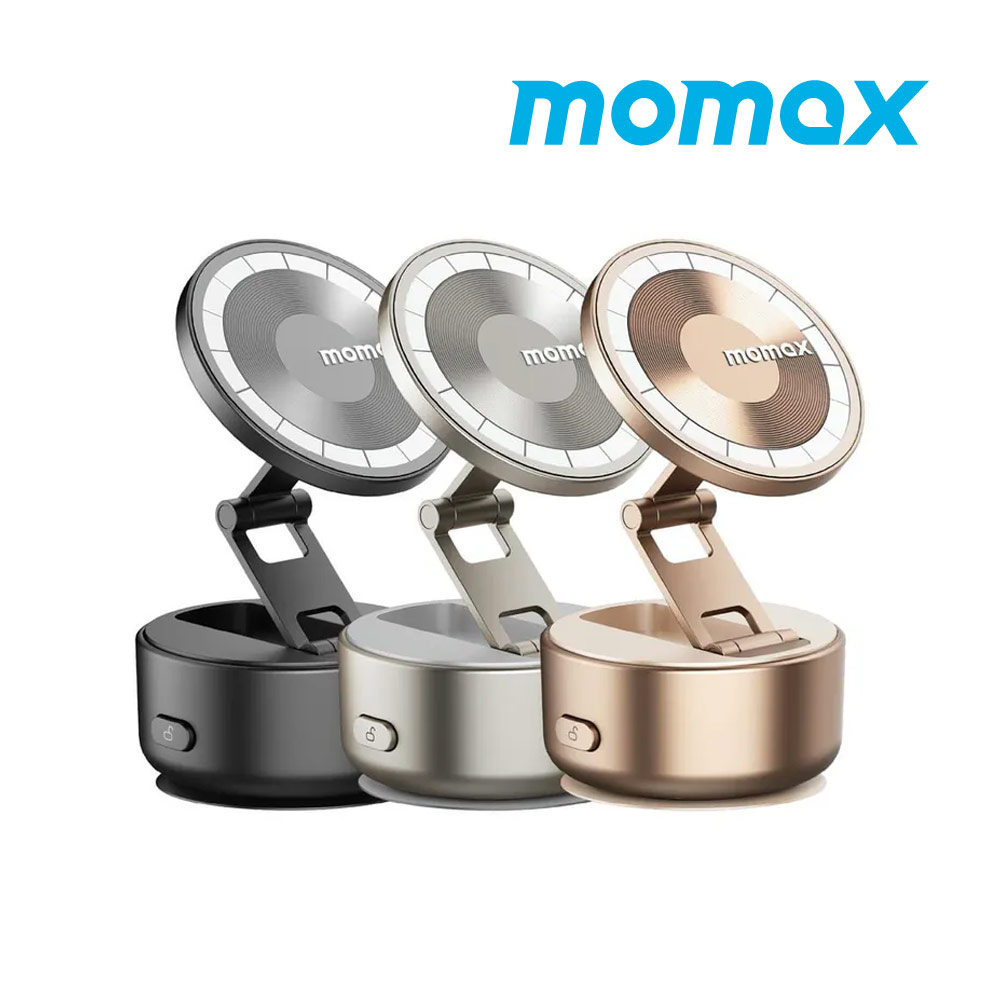 MOMAX 摩米士 1-Snap Go 電動靜音吸盤磁吸支架
