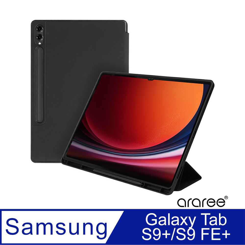 Araree 三星 Galaxy Tab S9+/S9 FE+/S10+ 平板掀蓋式保護皮套
