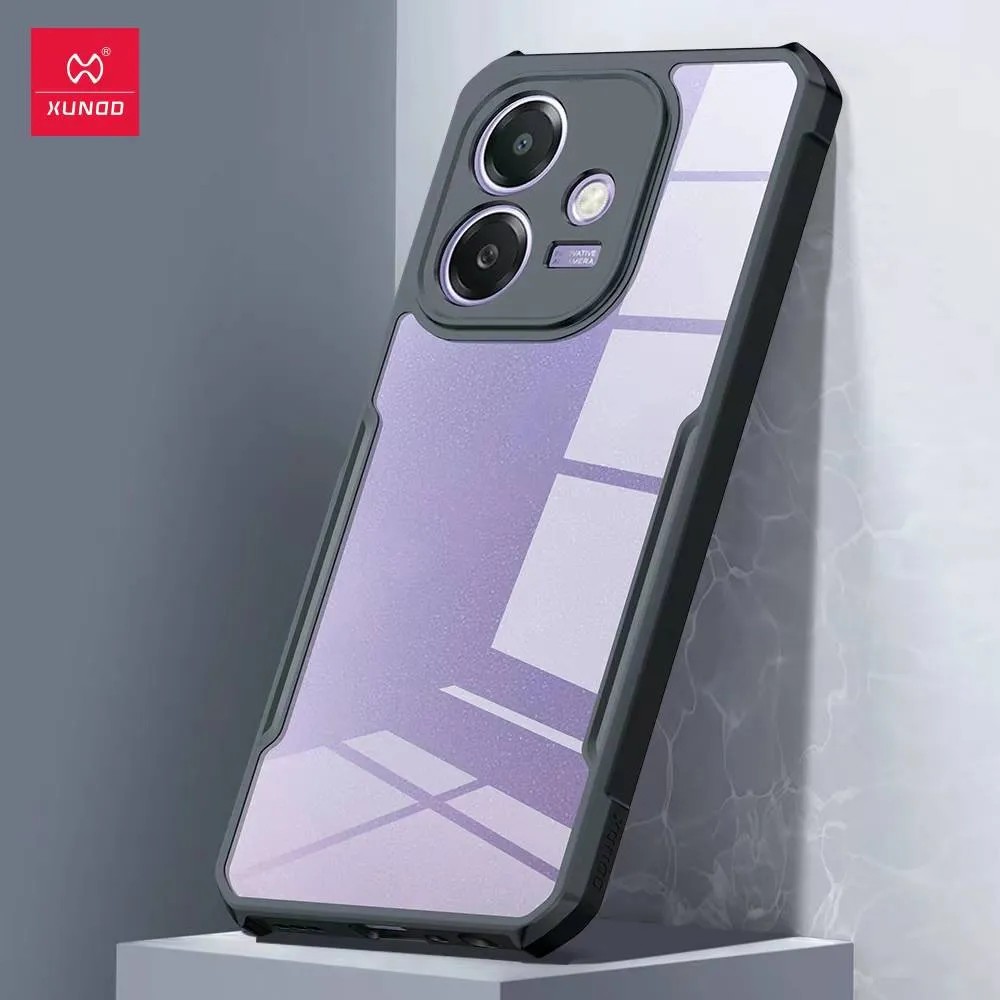 XUNDD 訊迪 甲蟲系列 OPPO A3x 4G 防摔保護軟殼 炫酷黑