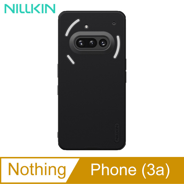 NILLKIN Nothing Phone (3a) 磨砂護盾 Pro 磁吸保護殼-黑色