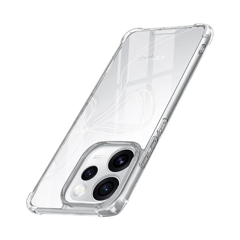 OPPO Reno15 5G TPU 新四角透明防撞手機殼