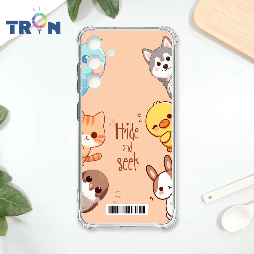 TRON 三星 S24 PLUS 小動物玩躲貓貓 載具 四角防摔殼 手機殼