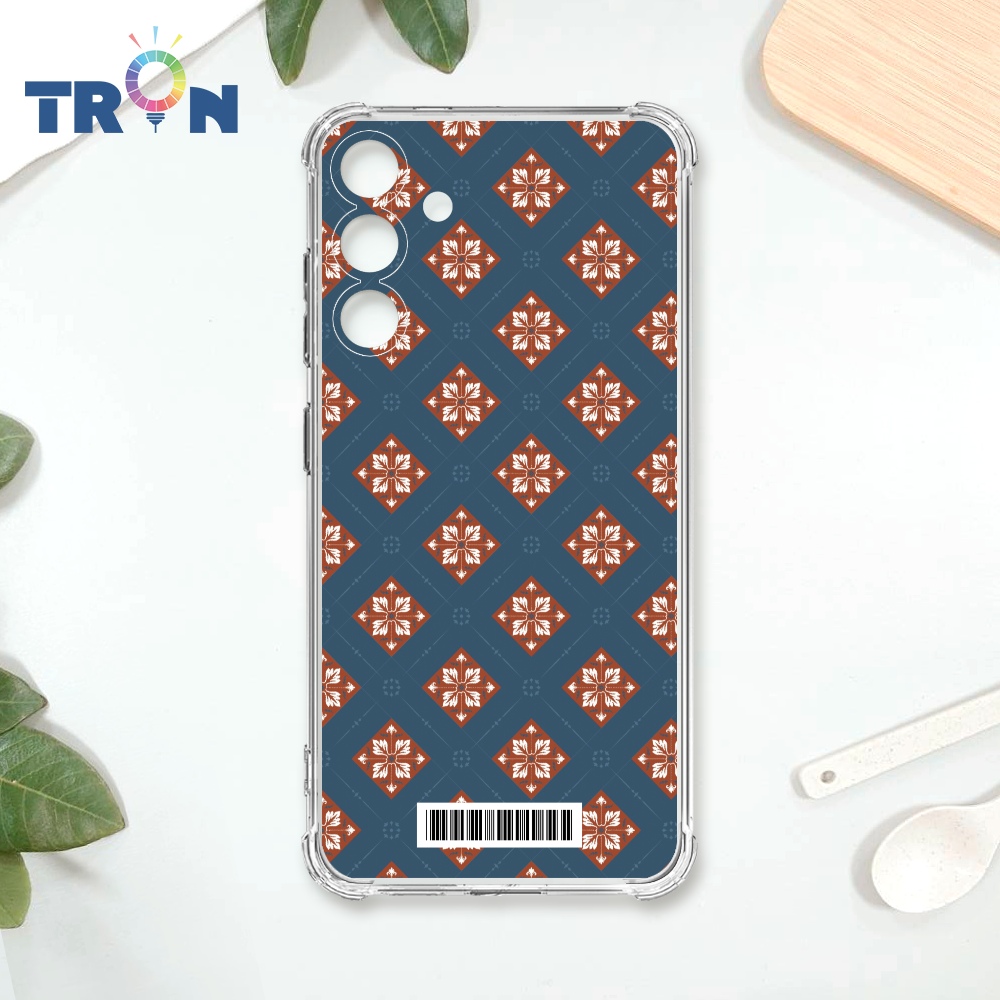 TRON 三星 S24 PLUS 幾何復古花磚B款 載具 四角防摔殼 手機殼