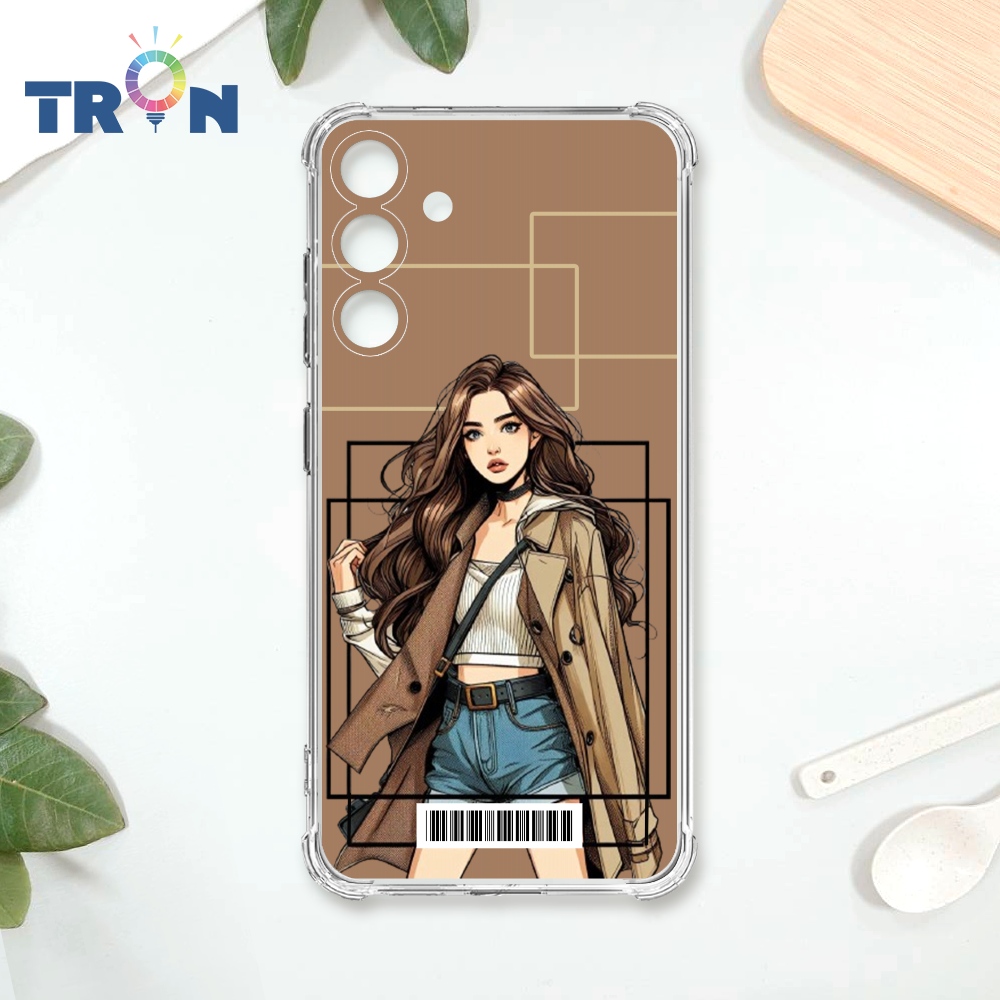 TRON 三星 S24 PLUS 雜誌風女孩 載具 四角防摔殼 手機殼