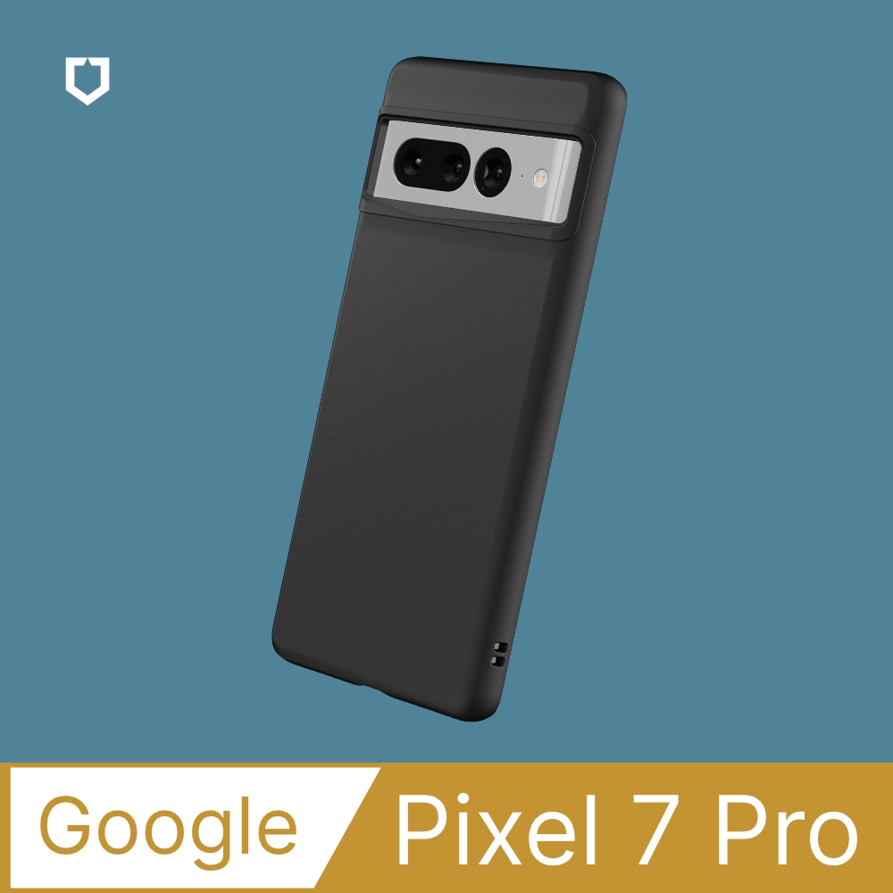 RHINOSHIELD 犀牛盾 Google Pixel 7 Pro (6.7吋) SolidSuit (MagSafe 兼容) 防摔背蓋手機殼-經典黑