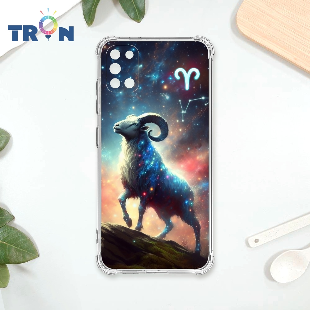 TRON 三星 A31 星空火象星座 四角防摔殼 手機殼