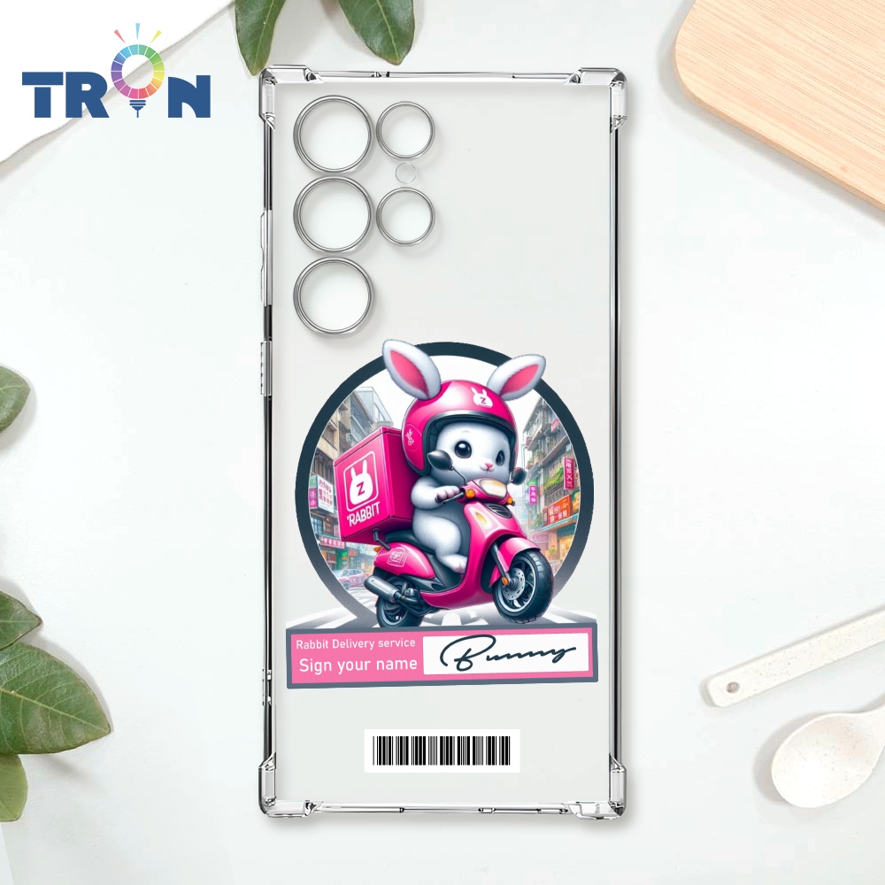 TRON 三星 S24 Ultra 小動物外送員使命必達 載具 四角防摔殼 手機殼