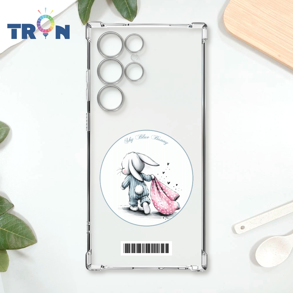TRON 三星 S24 Ultra 小動物的小被被單圖 載具 四角防摔殼 手機殼