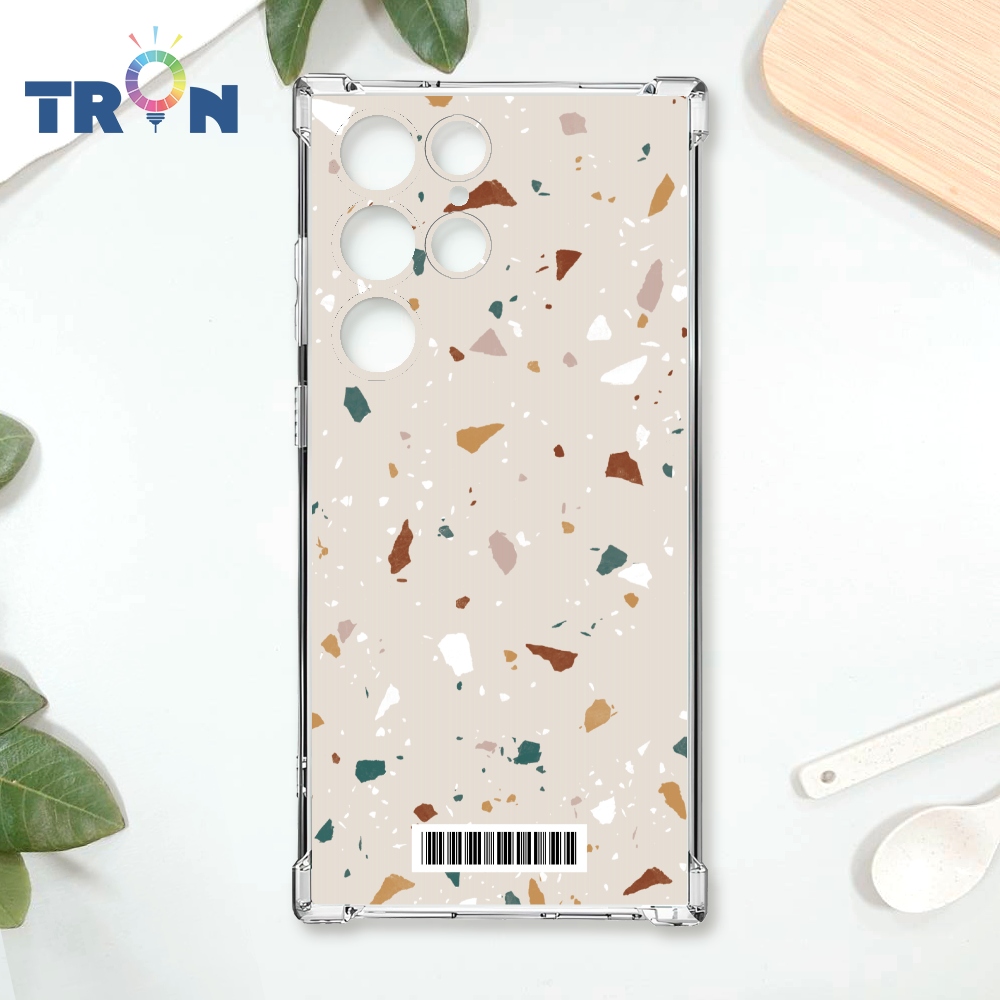 TRON 三星 S24 Ultra 彩色幾何小磨石子B款 載具 四角防摔殼 手機殼