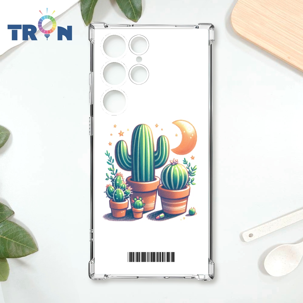 TRON 三星 S24 Ultra 月亮仙人掌集合 載具 四角防摔殼 手機殼