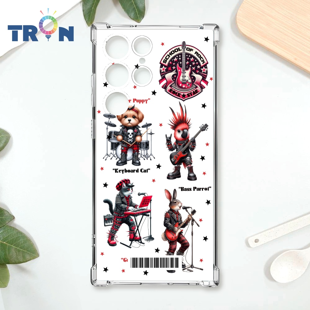 TRON 三星 S24 Ultra 毛孩搖滾教室 載具 四角防摔殼 手機殼