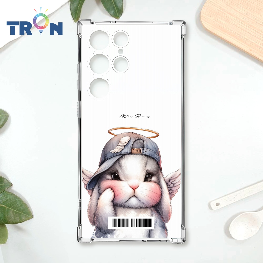 TRON 三星 S24 Ultra 賣萌兔兔 載具 四角防摔殼 手機殼