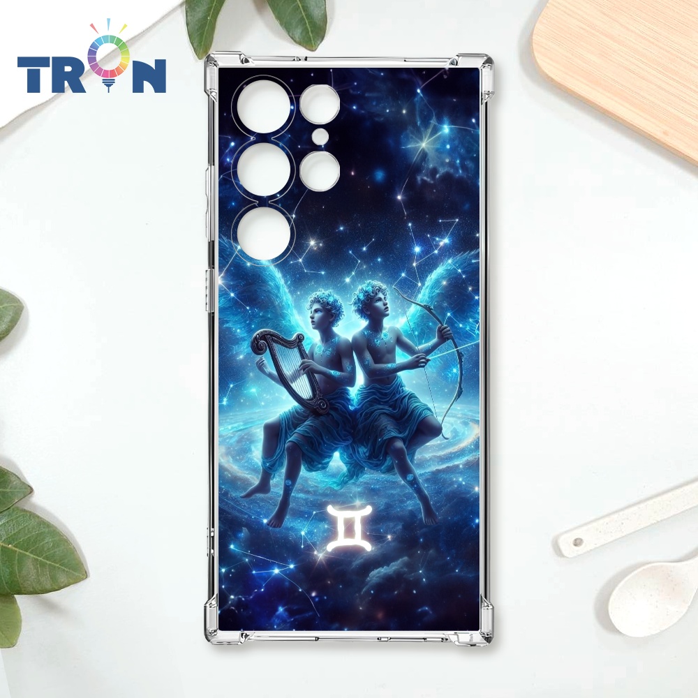TRON 三星 S23 Ultra 星空風象星座 四角防摔殼 手機殼