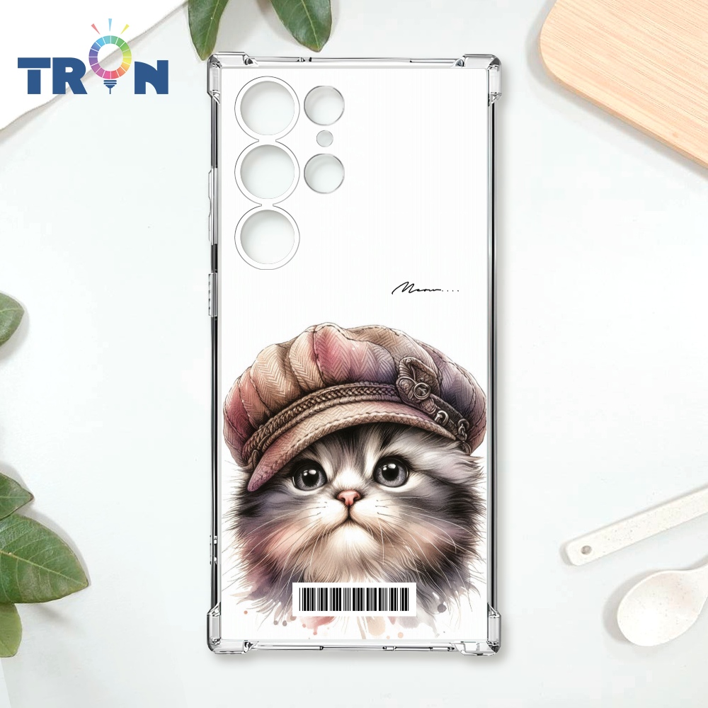 TRON 三星 S23 Ultra 喵的貓咪 載具 四角防摔殼 手機殼