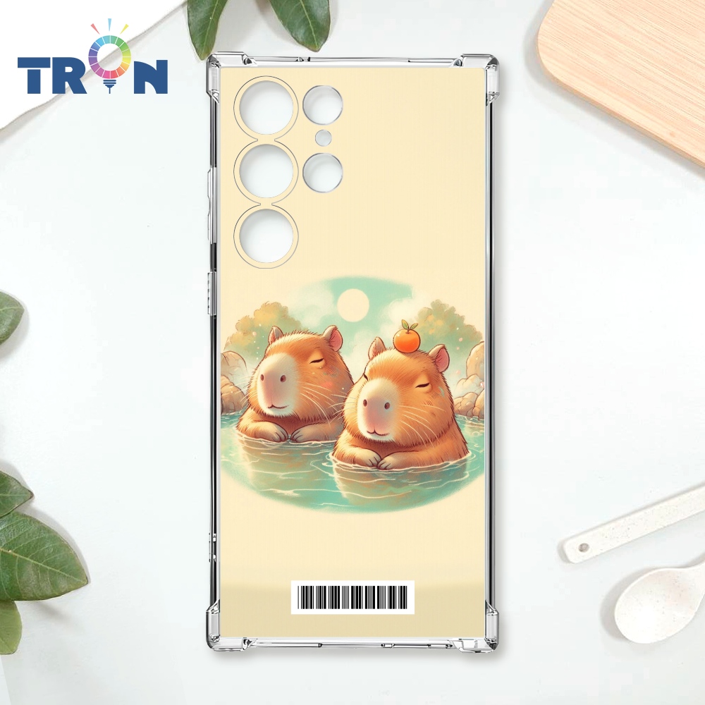 TRON 三星 S23 Ultra 溫泉水豚系列 載具 四角防摔殼 手機殼