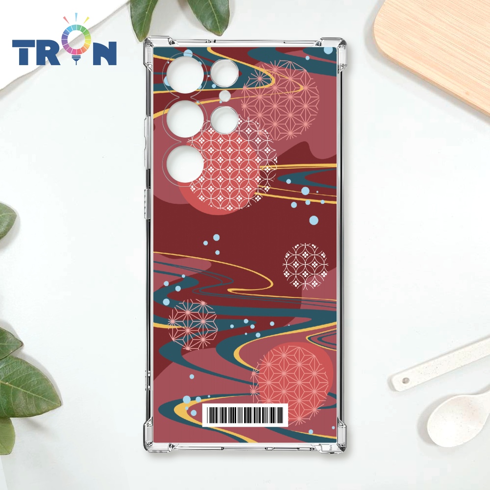 TRON 三星 S23 Ultra 日系和風圓點星河系列 載具 四角防摔殼 手機殼
