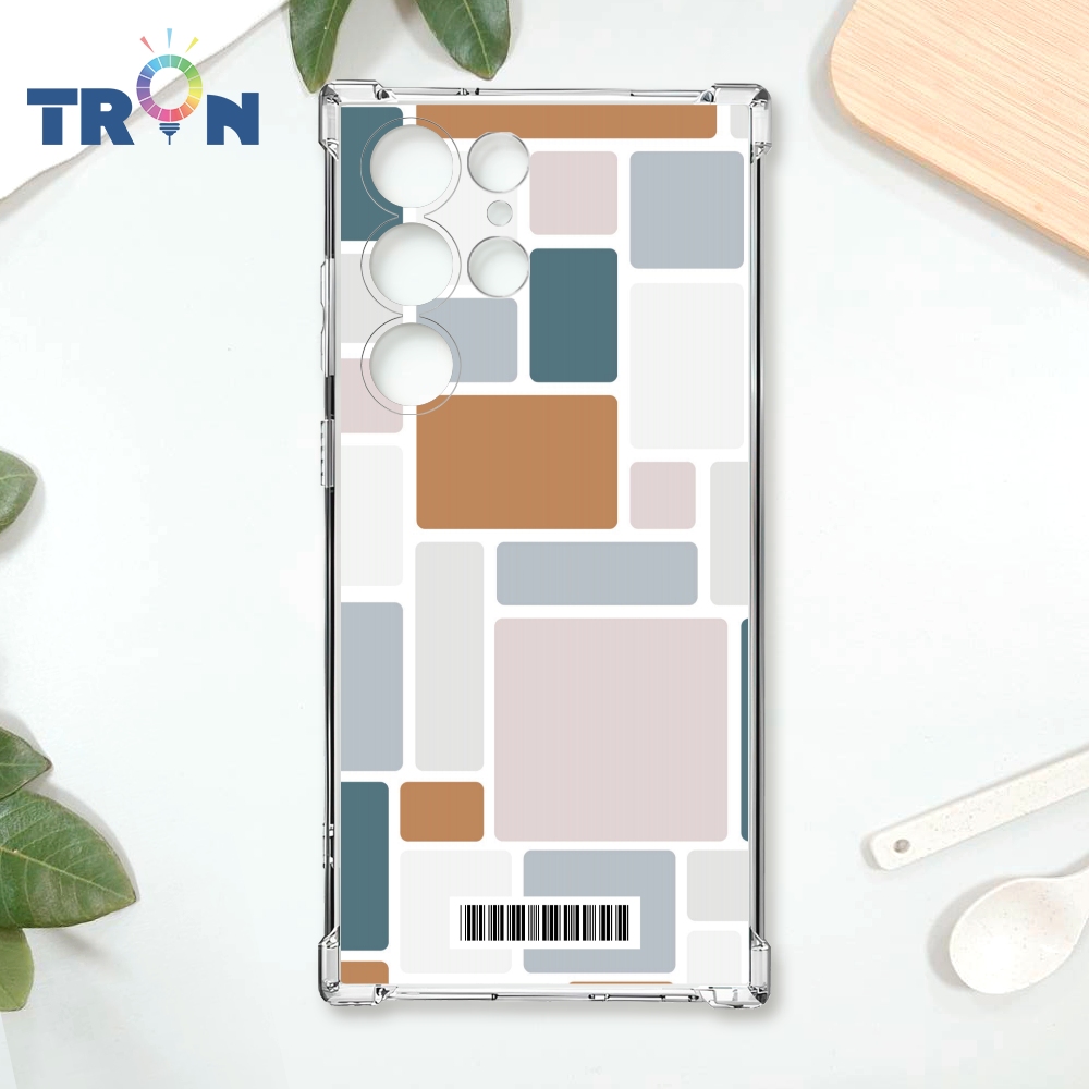 TRON 三星 S23 Ultra 風格派不規則格子A款 載具 四角防摔殼 手機殼