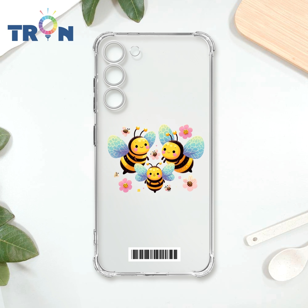 TRON 三星 S23 PLUS 3隻可愛的蜜蜂 載具 四角防摔殼 手機殼