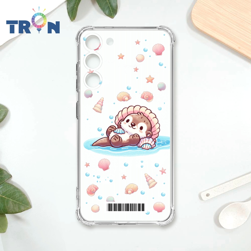 TRON 三星 S23 PLUS 一隻可愛的水獺系列 載具 四角防摔殼 手機殼