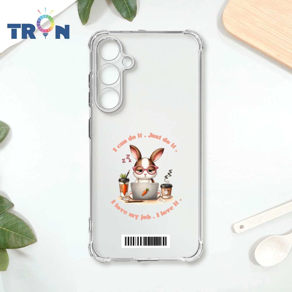 TRON 三星 A55 小動物不想上班單圖 載具 四角防摔殼 手機殼