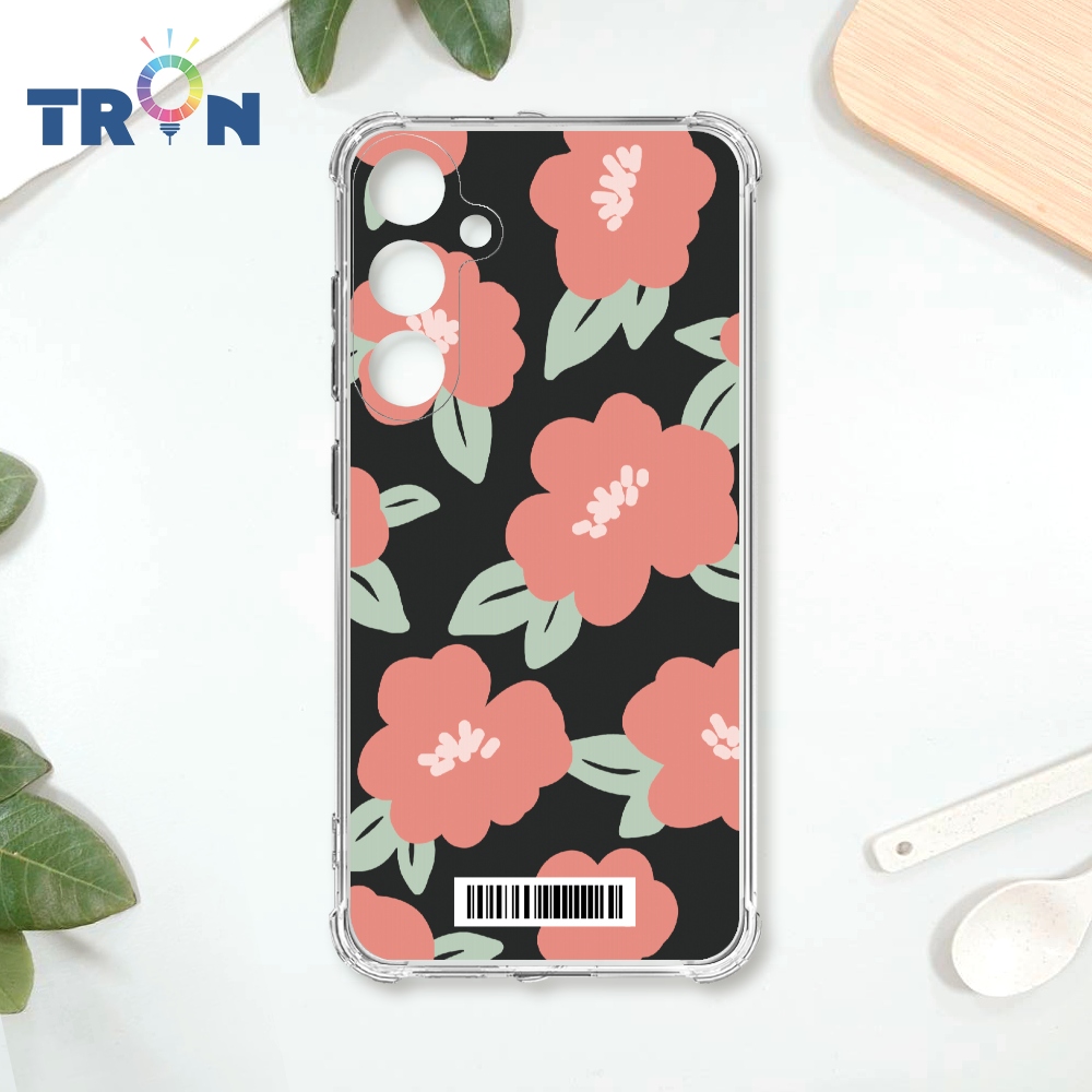 TRON 三星 A35 平塗手繪花A款 載具 四角防摔殼 手機殼