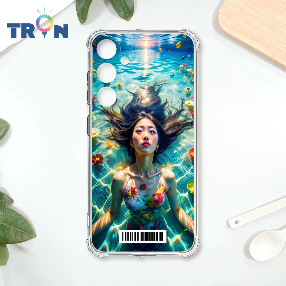 TRON 三星 A35 花海中游泳的少女 載具 四角防摔殼 手機殼