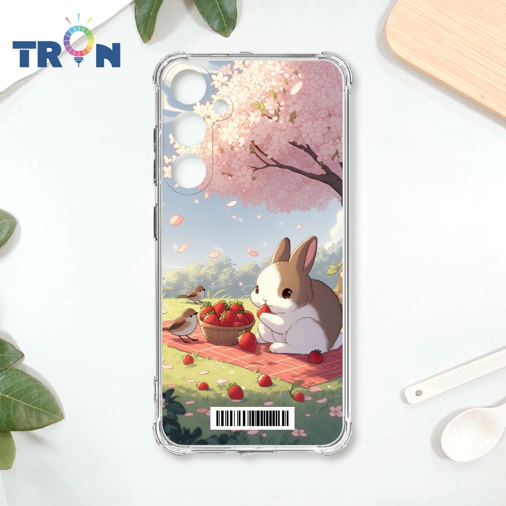 TRON 三星 A55 可愛小動物樹下乘涼 載具 四角防摔殼 手機殼