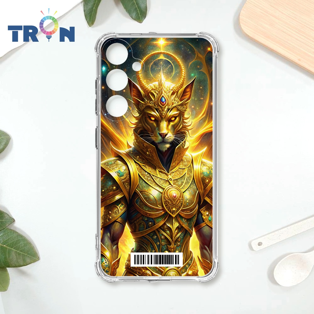 TRON 三星 A55 身披金甲的貓 載具 四角防摔殼 手機殼