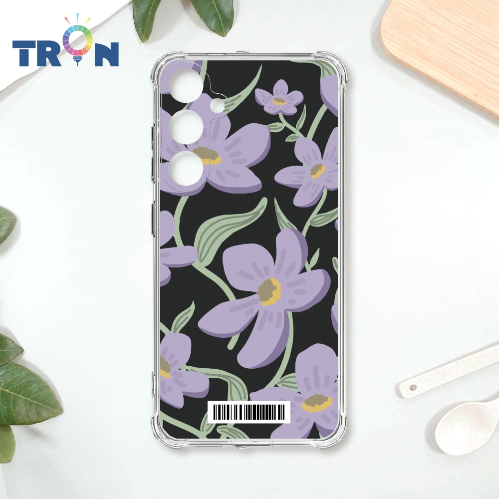 TRON 三星 A55 平塗手繪花B款 載具 四角防摔殼 手機殼