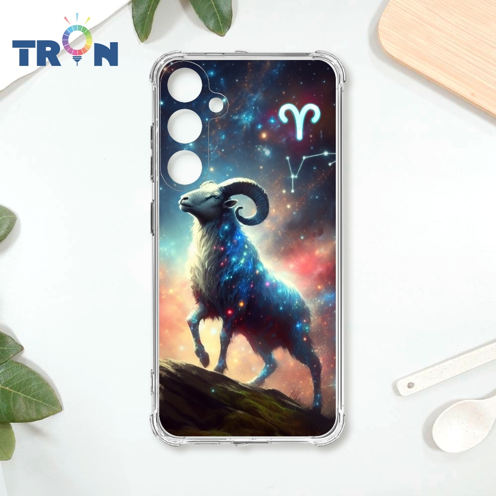 TRON 三星 A55 星空火象星座 四角防摔殼 手機殼